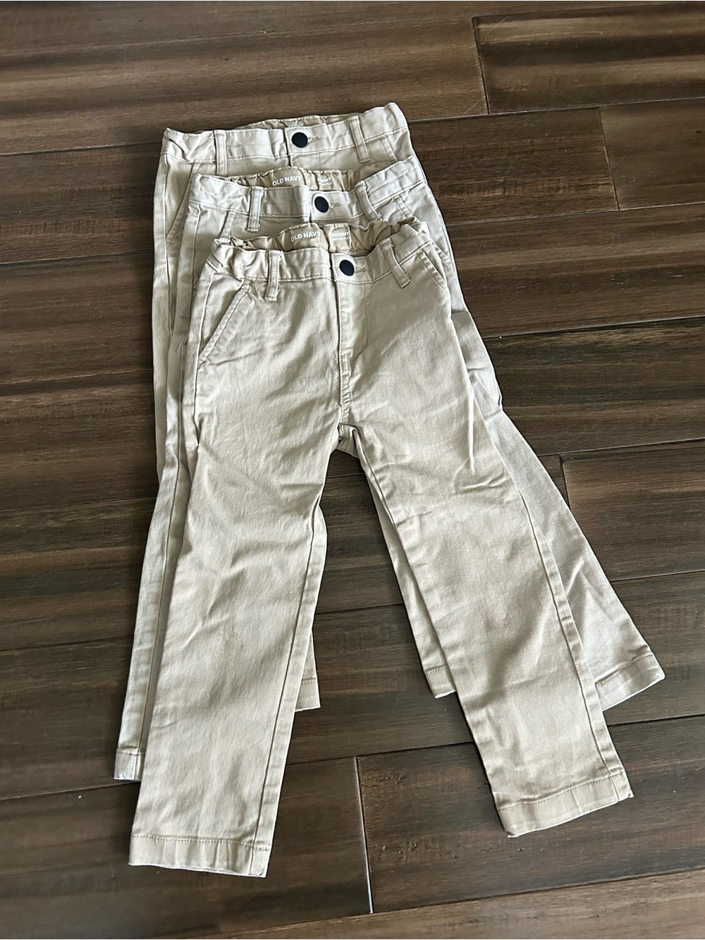 Old Navy Kids Light Beige Pull-On Chinos